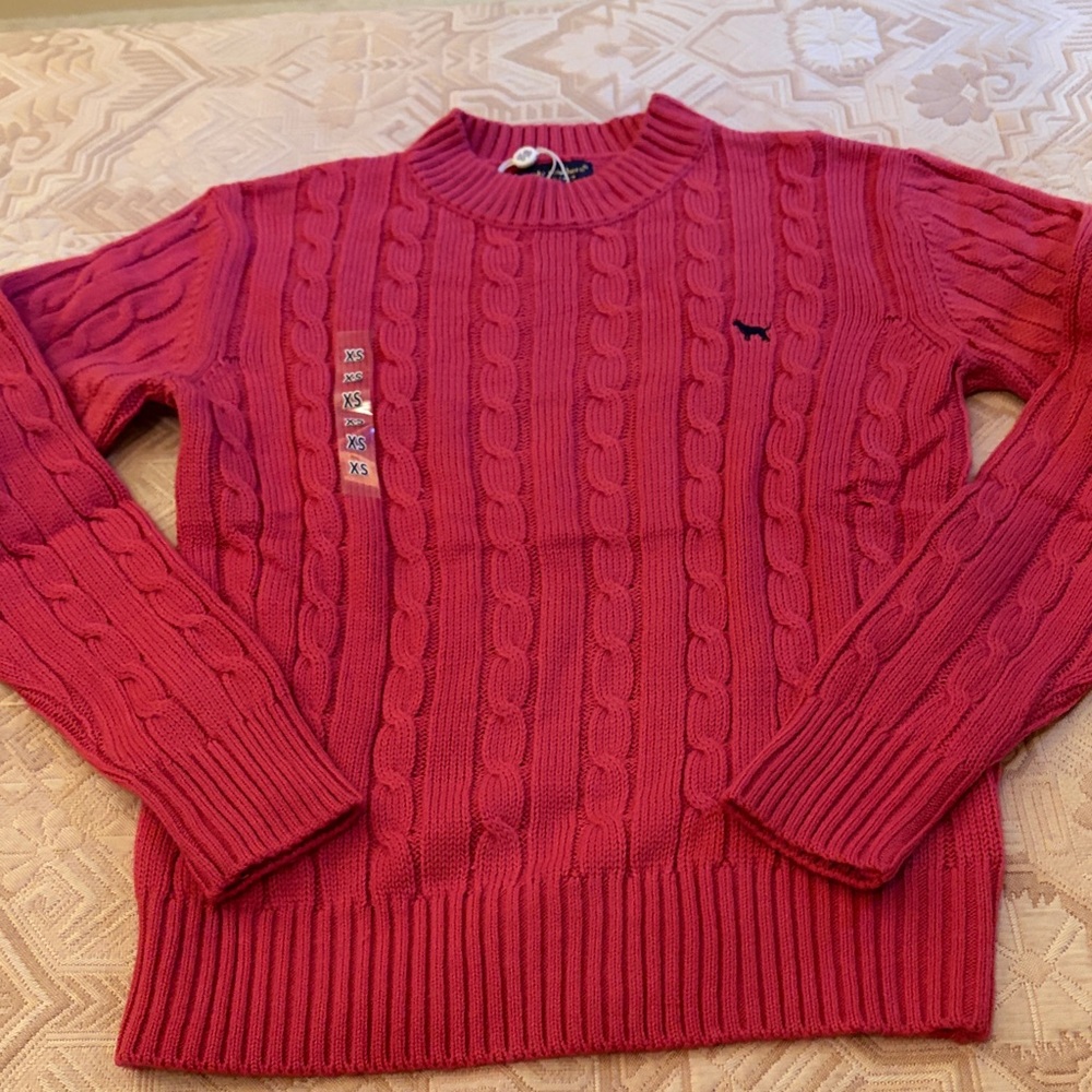 Simply Southern Salmon Emma Cable Knit Sweater/NWT/XS - Picture 5 of 12